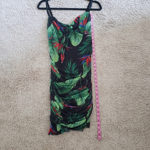 Forever 21 Tropical Floral Mini Dress 👗 - Picture 3 of 3